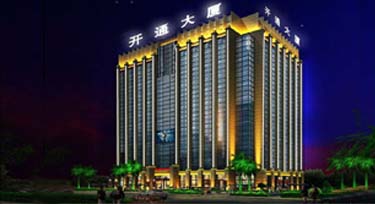 亮化改造工程 光臣照明讓開(kāi)通大廈煥然一新！