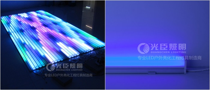 LED護(hù)欄管效果